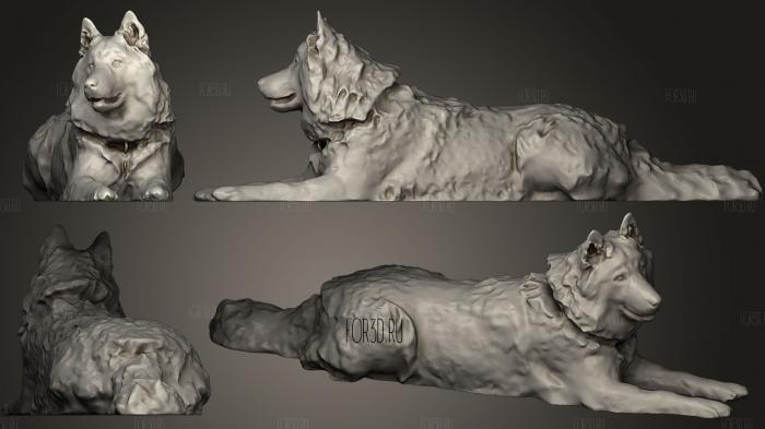 DOG  Husky stl model for CNC